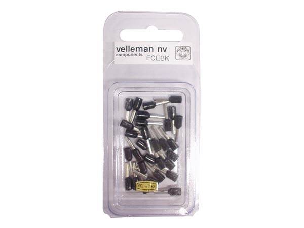 tub terminal cablu cu 15mm negru velleman 1