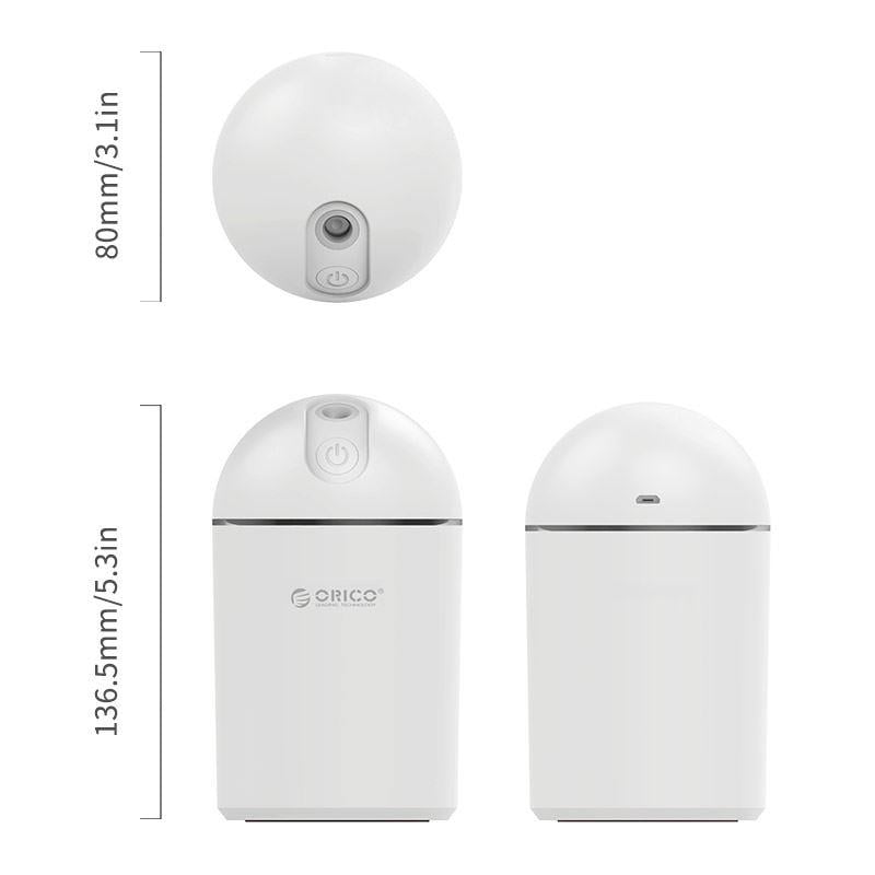 umidificator alb 80x136mm orico hu2 4