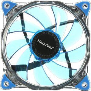 ventilator 120mm fan blue 120x120mm segotep polar wind 12v 1