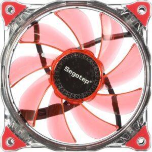 ventilator 120mm fan red 120x120mm polarwnd rd segotep polar wind 12v 1