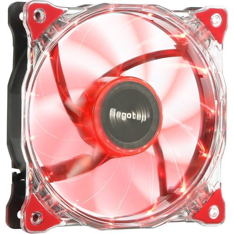 ventilator 120mm fan red 120x120mm polarwnd rd segotep polar wind 12v