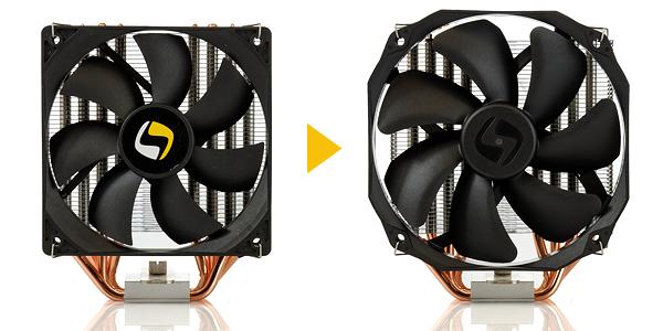 ventilator 140mm sigma pro 140 pwm spc137 140 x 140 x 25 mm 500 1400rpm silentium pc 5