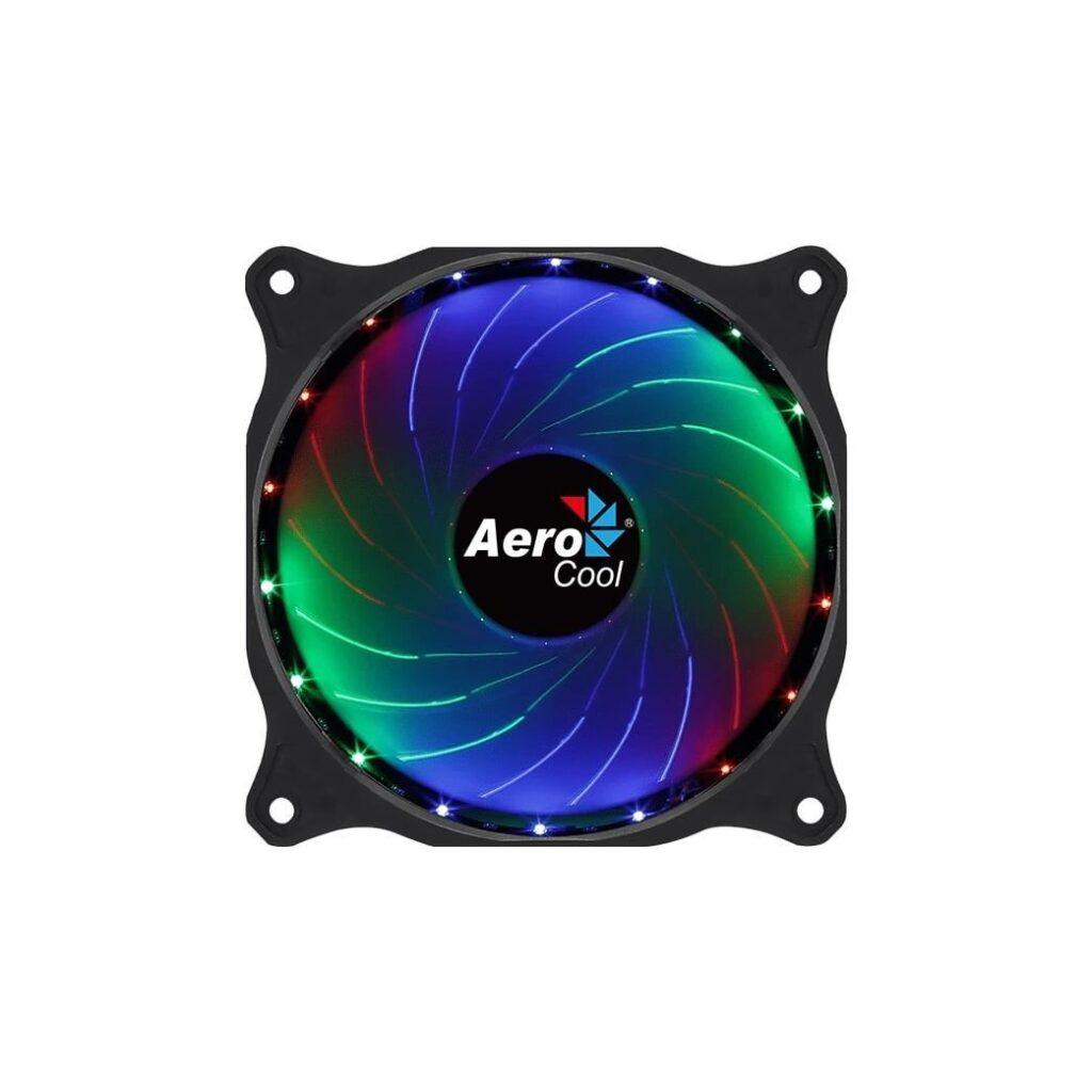 ventilator aerocool cosmo12 120x120x25 mm iluminare rgb