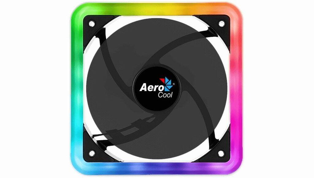 ventilator aerocool edge14 120mm argb 12led anti vibratii 1200rpm 1