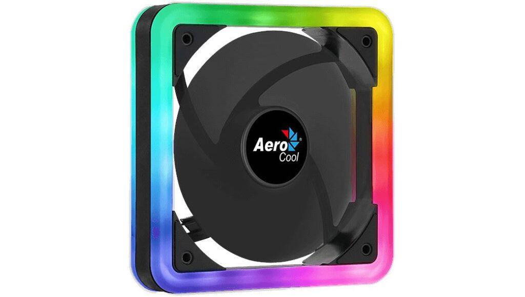 ventilator aerocool edge14 120mm argb 12led anti vibratii 1200rpm