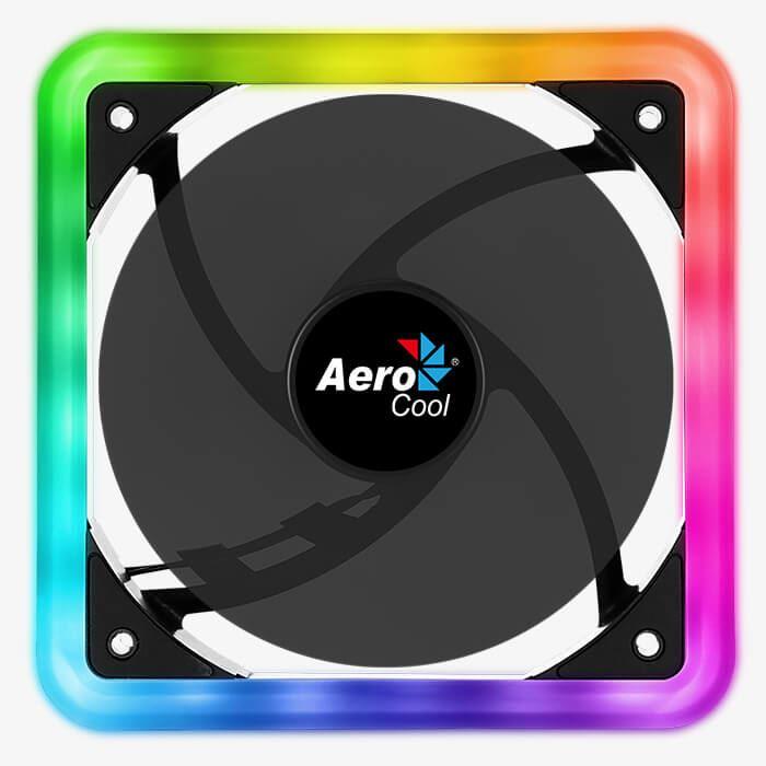 ventilator aerocool edge14 120mm argb 12led anti vibratii 1200rpm 5