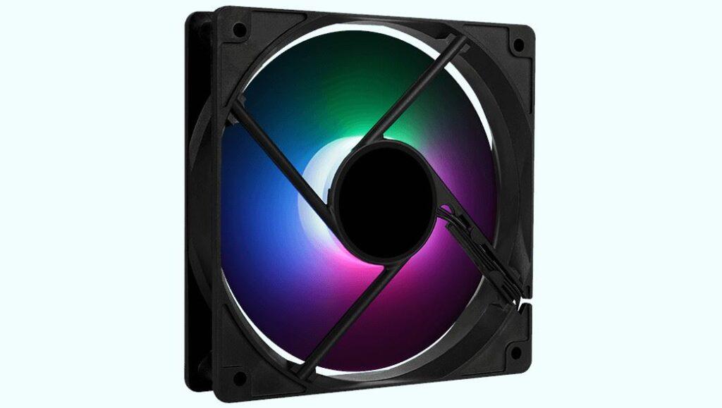 ventilator aerocool frost12 120x120x25mm iluminare rgb 8 led uri rulmenti sleeve bearing 1000 rpm 4