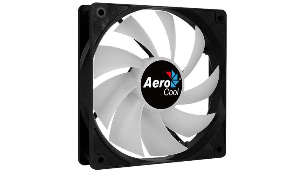 ventilator aerocool frost12 120x120x25mm iluminare rgb 8 led uri rulmenti sleeve bearing 1000 rpm 6