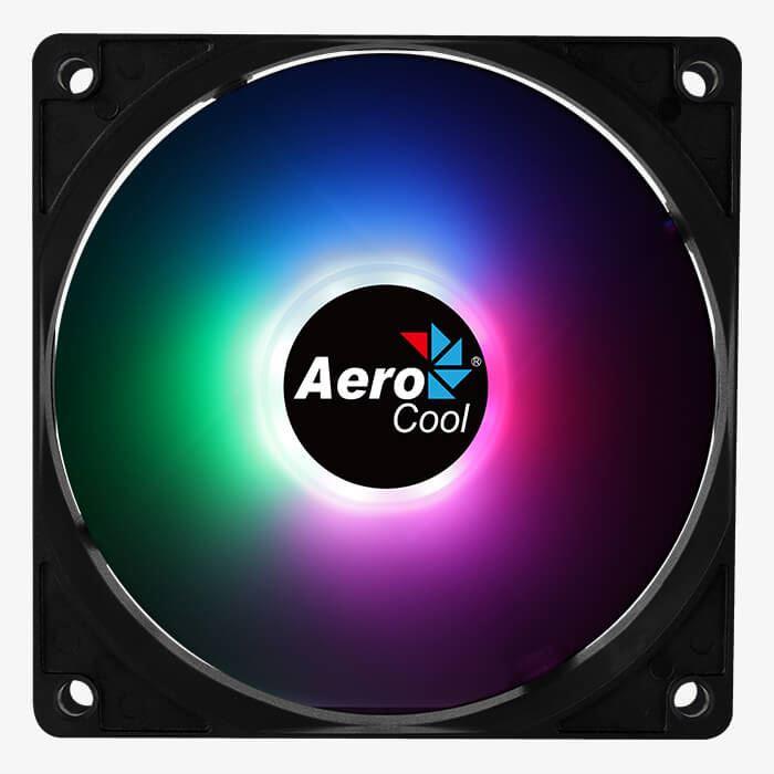 ventilator aerocool frost12 120x120x25mm iluminare rgb 8 led uri rulmenti sleeve bearing 1000 rpm
