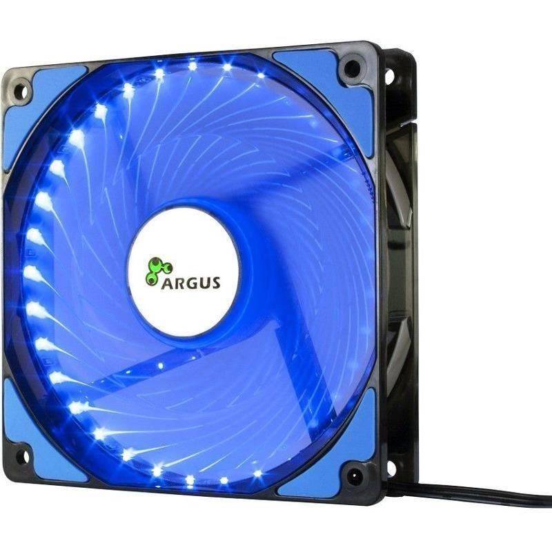 ventilator albastru inter tech l 12025 120mm blue led fan 12v