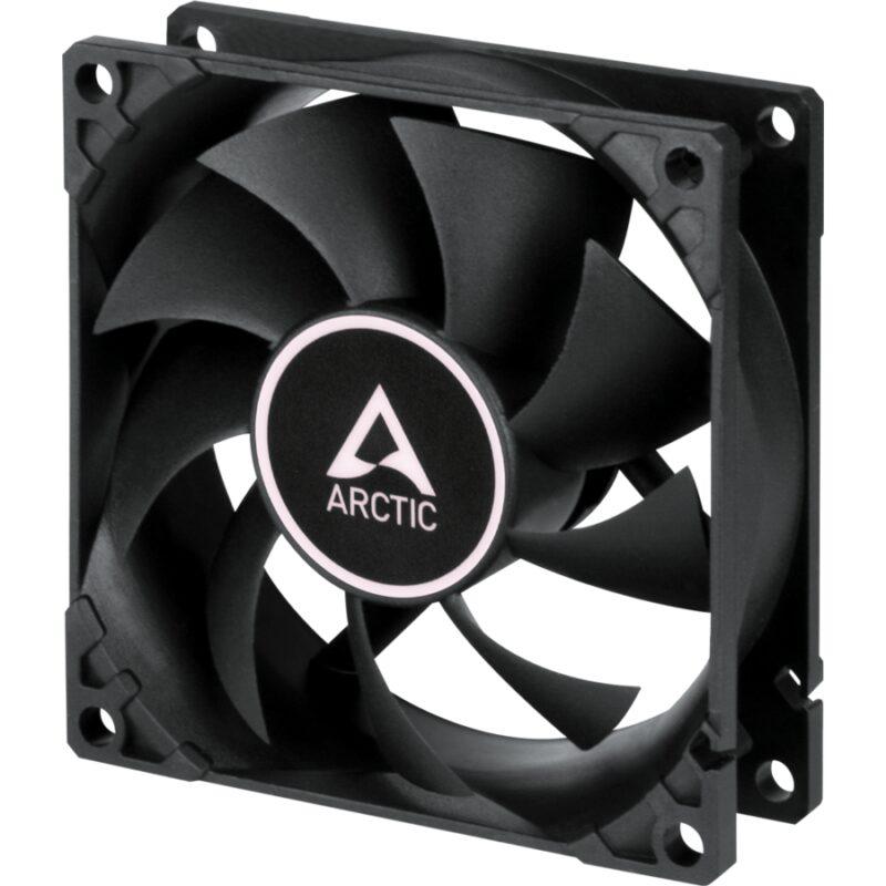 ventilator arctic ac f8 pwm pst 300 2000rpm 4 pin 80x80x25mm negru