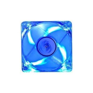ventilator deepcool xfan 80l b clear 80mm 1800rpm iluminare albastra dp xf80lb