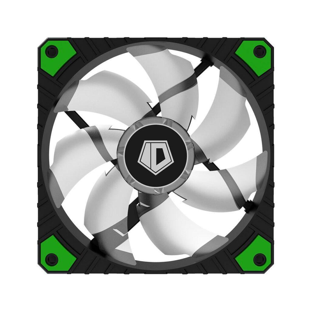 ventilator id cooling wf 12025 xt iluminare verde 120mm 3