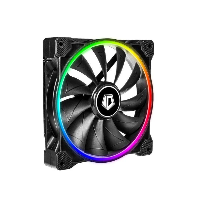 ventilator id cooling zf 14025 140mm rgb anti vibratii 800 1600rpm 1