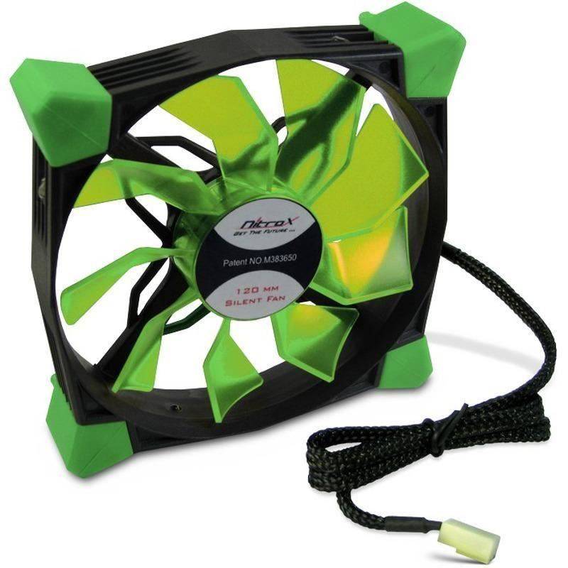 ventilator inter tech cobanitrox xtended n 120 gr 120mm 1200rpm led verde