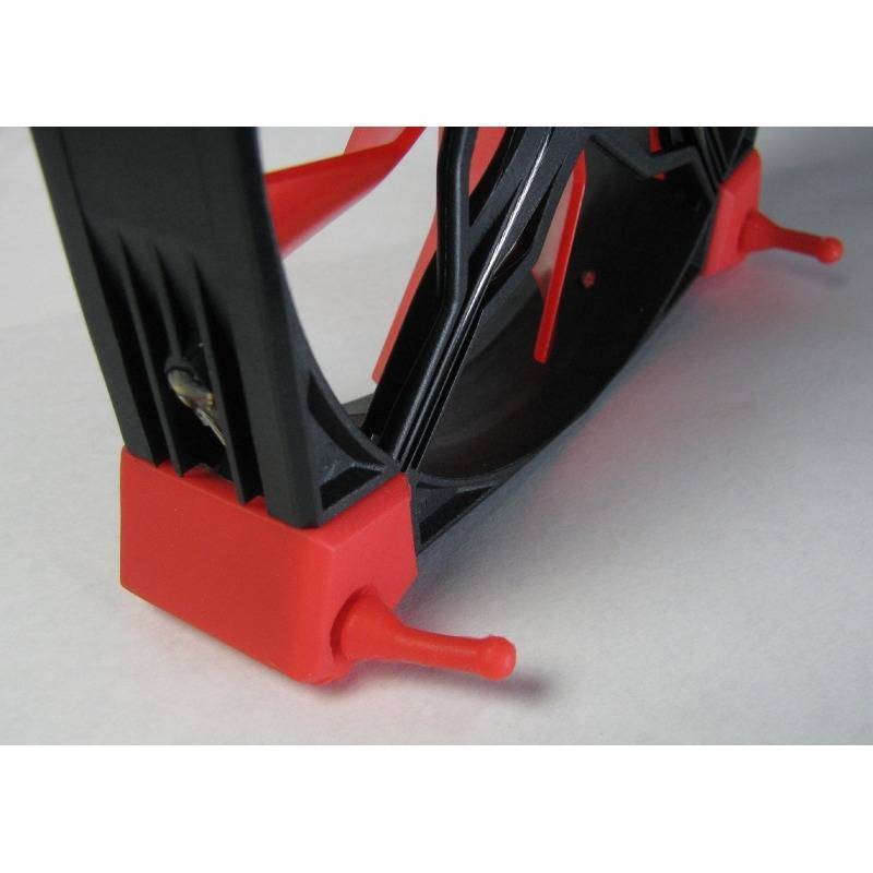 ventilator inter tech cobanitrox xtended n 120 red led 120mm 12v 2