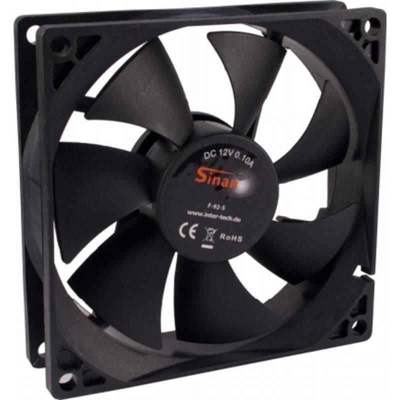 ventilator inter tech sinanpower f 92 s 92mm fan 12v