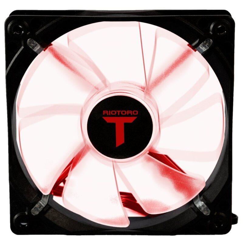 ventilator riotoro performance edition 120mm iluminare rosie