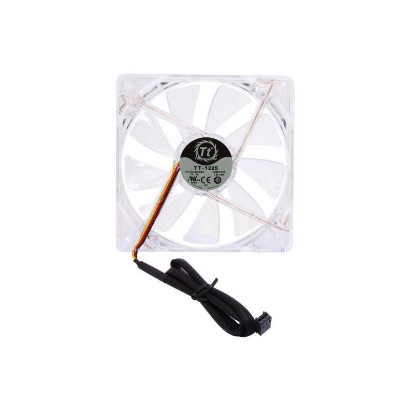 ventilator thermaltake pure 12 led 120mm 1000rpm 40997cfm iluminare rosie 3pini 2
