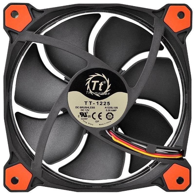 ventilator thermaltake riing 12 high static pressure 120mm iluminare rosie 1
