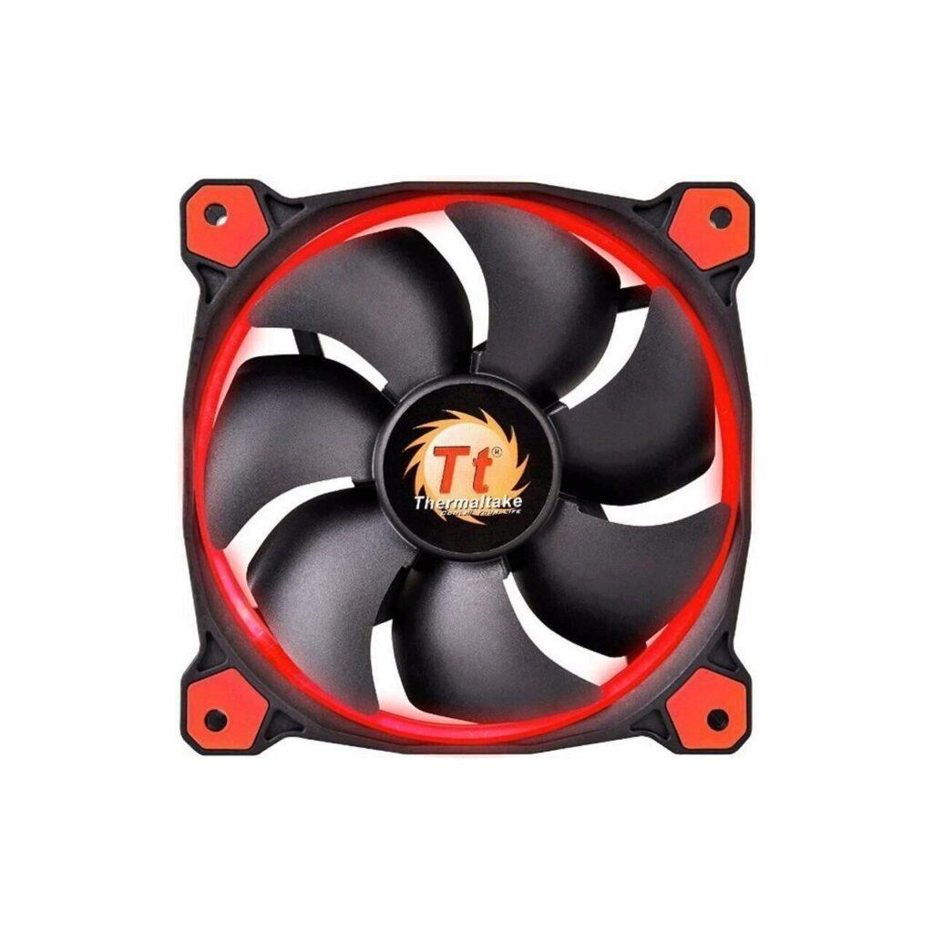 ventilator thermaltake riing 12 high static pressure 120mm iluminare rosie