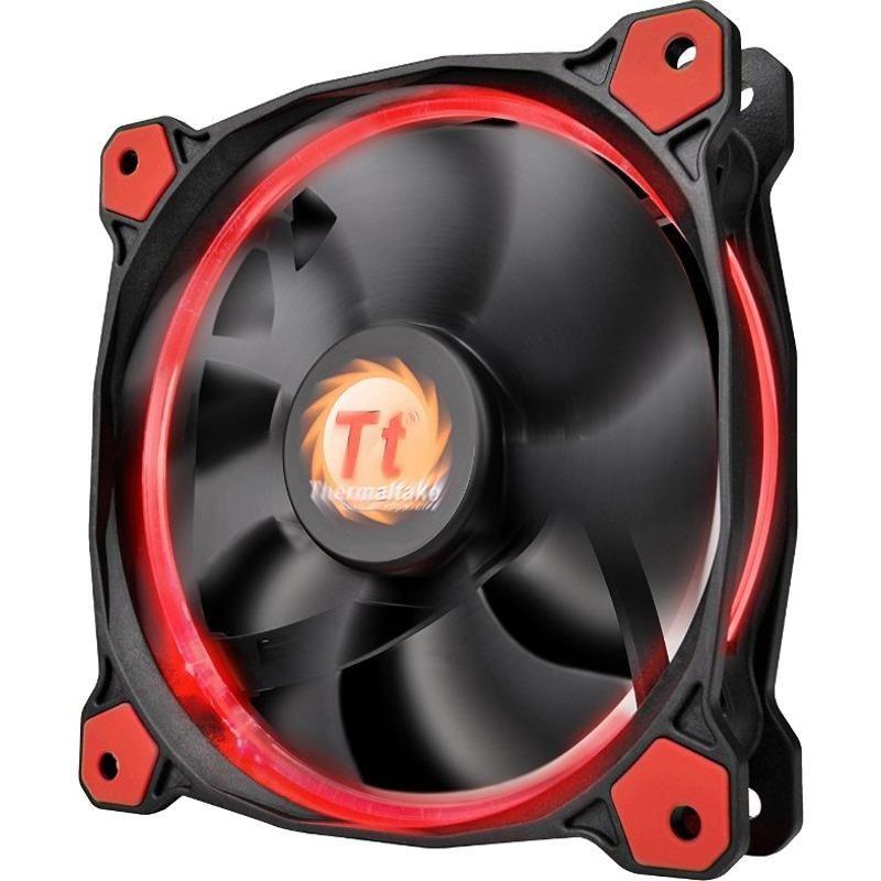 ventilator thermaltake riing 12 high static pressure 120mm iluminare rosie 3