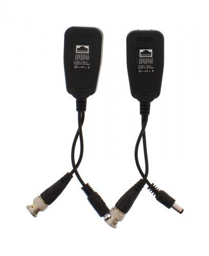 video balun hd pasiv cu alimentare cu mufa rj45 well 1
