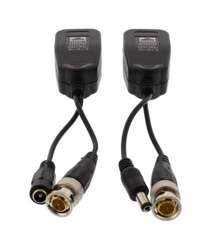 video balun hd pasiv cu alimentare cu mufa rj45 well 2