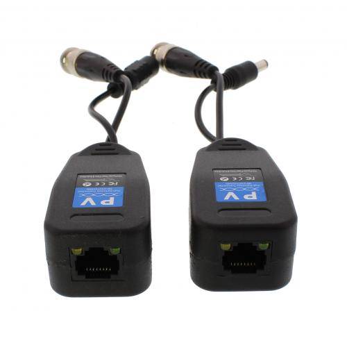 video balun hd pasiv cu alimentare cu mufa rj45 well 3