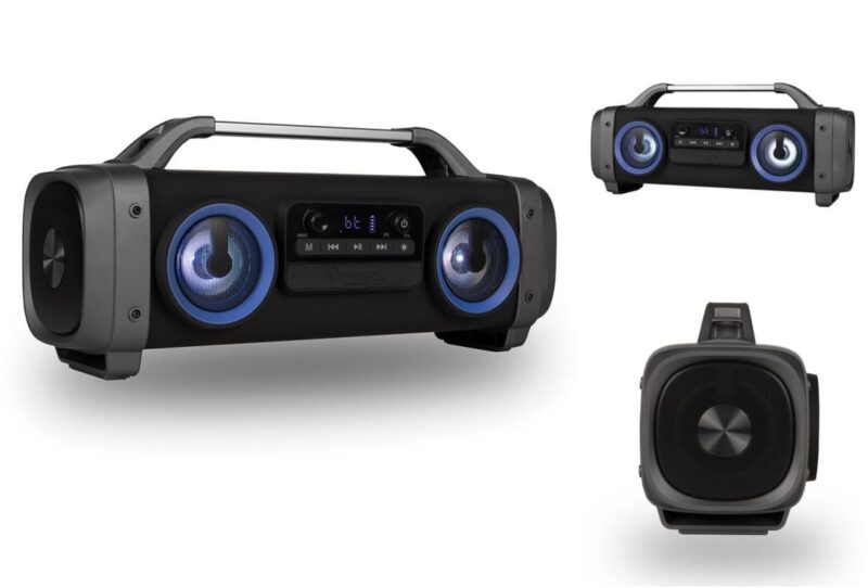 Boxa Portabila Ngs Street Breaker Mini Bluetooth Usb Aux 100w Negru