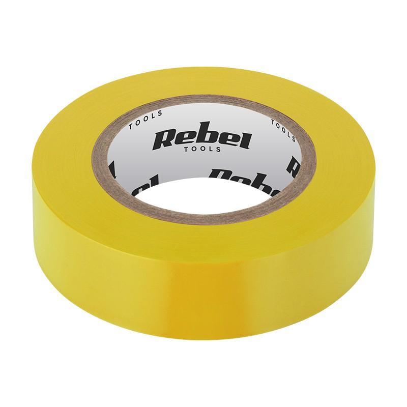 banda izolatoare 013x19mm 20m galbena rebel