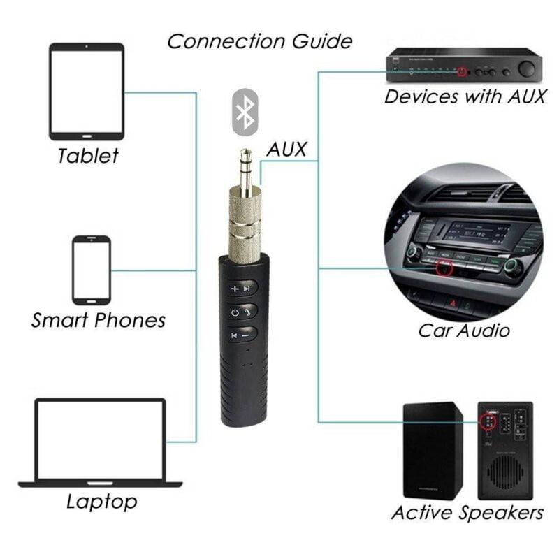 bluetooth receptor v41 la jack 35 mm si acumulator rr01 bt 6