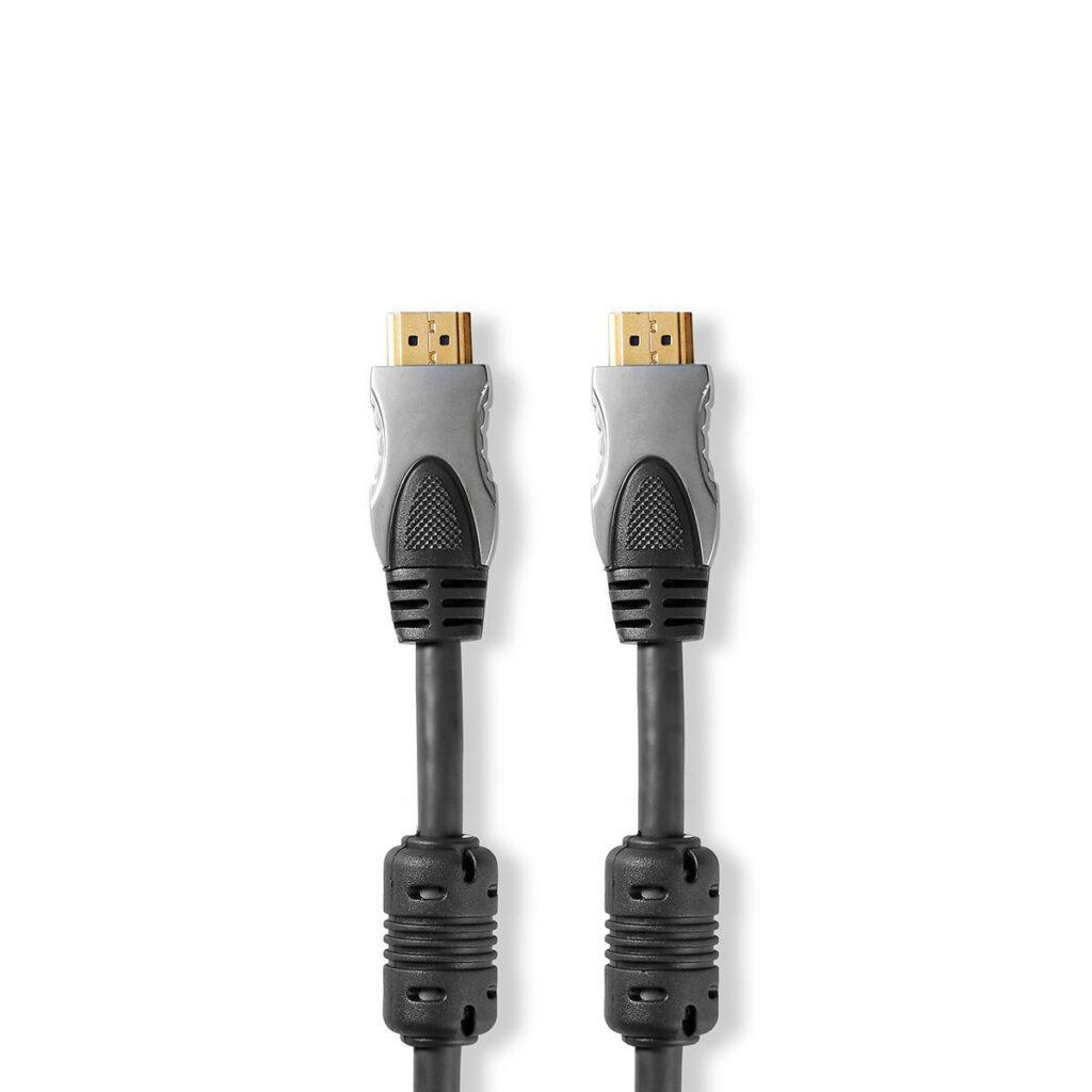 cablu hdmi nedis ethernet 25m 4k 60hz 18gbps antracit