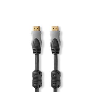 cablu hdmi nedis ethernet 25m 4k 60hz 18gbps antracit