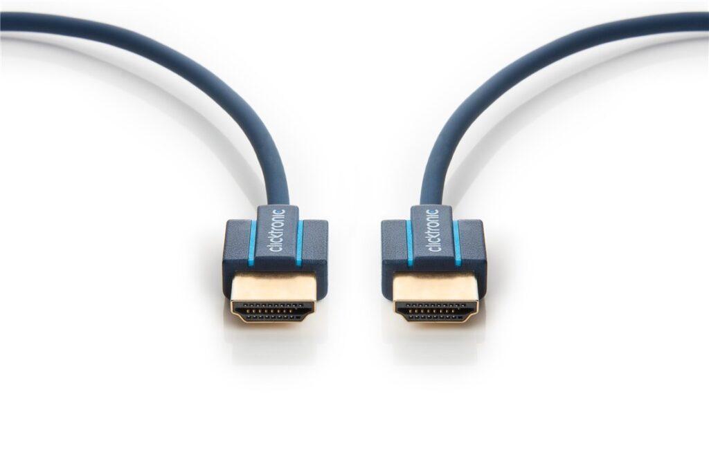 cablu profesional ultra slim 4mm hdmi 2m tata tata arc ultra hd 4k 60hz cu ethernet ofc awg34 clicktronic 5