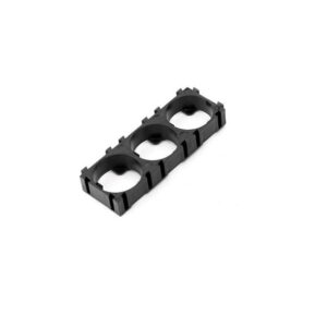 carcasa cilindrica clips 3x 18650 in linie dreapta