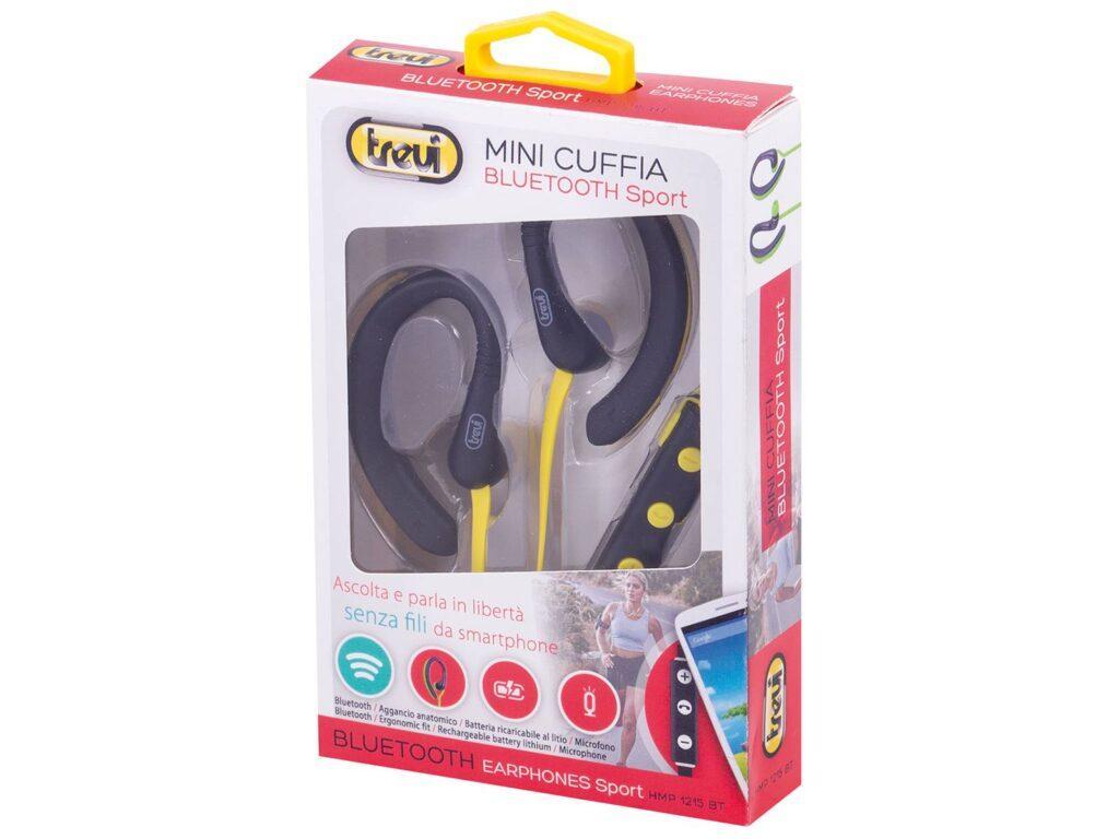 casti sport bluetooth cu microfon hmp 1215 bt galben trevi 1