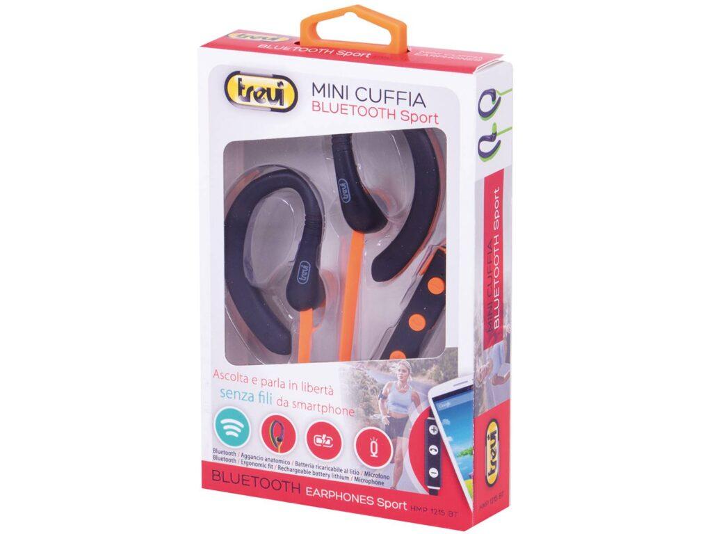 casti sport bluetooth cu microfon hmp 1215 bt portocaliu trevi 1