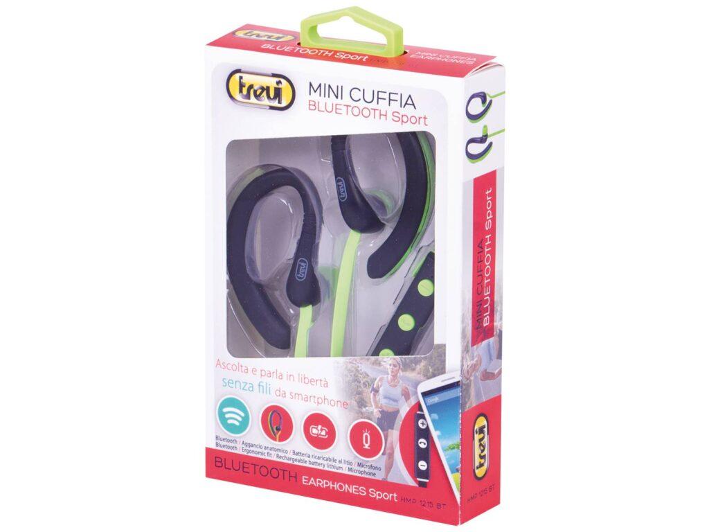 casti sport bluetooth cu microfon hmp 1215 bt verde trevi 1