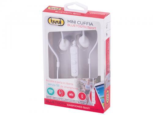 casti sport bluetooth cu microfon hmp 1218 bt alb trevi 1