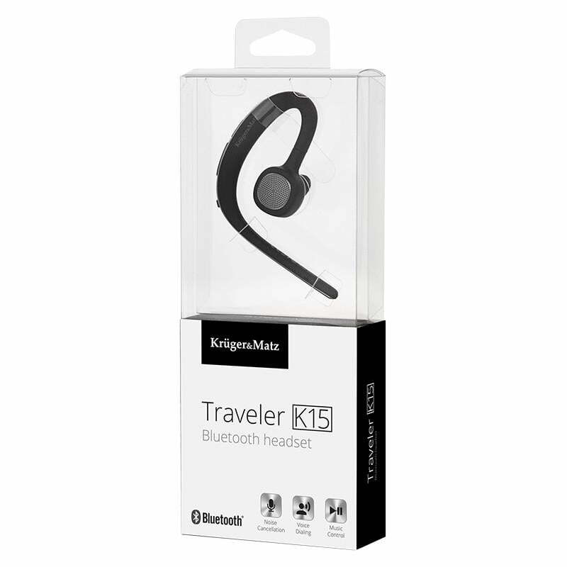 headset bluetooth traveler k15 krugermatz 6