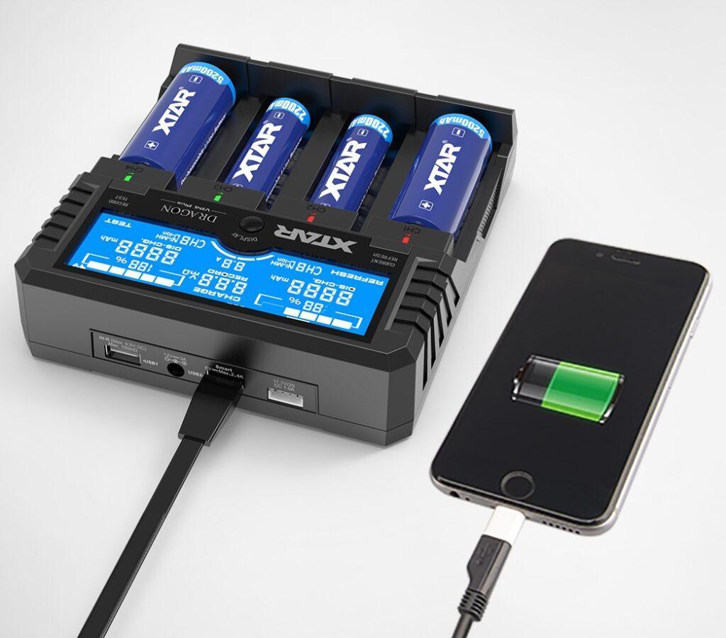 incarcator universal 4x li ion ni mh lcd vp4 plus xtar 1