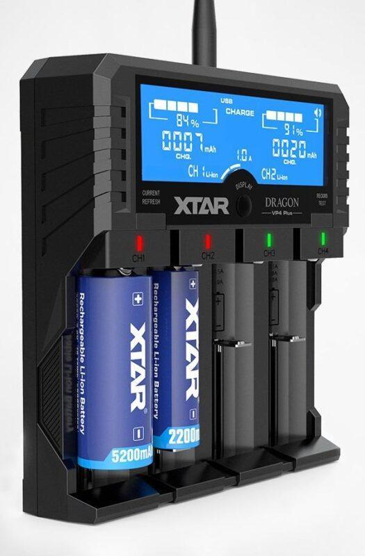 incarcator universal 4x li ion ni mh lcd vp4 plus xtar 15