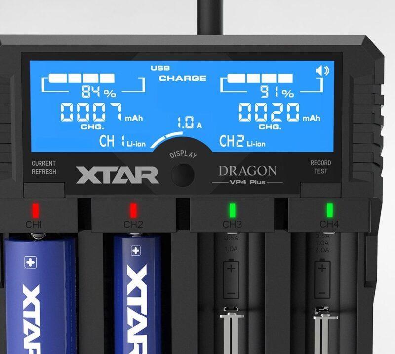 incarcator universal 4x li ion ni mh lcd vp4 plus xtar 6