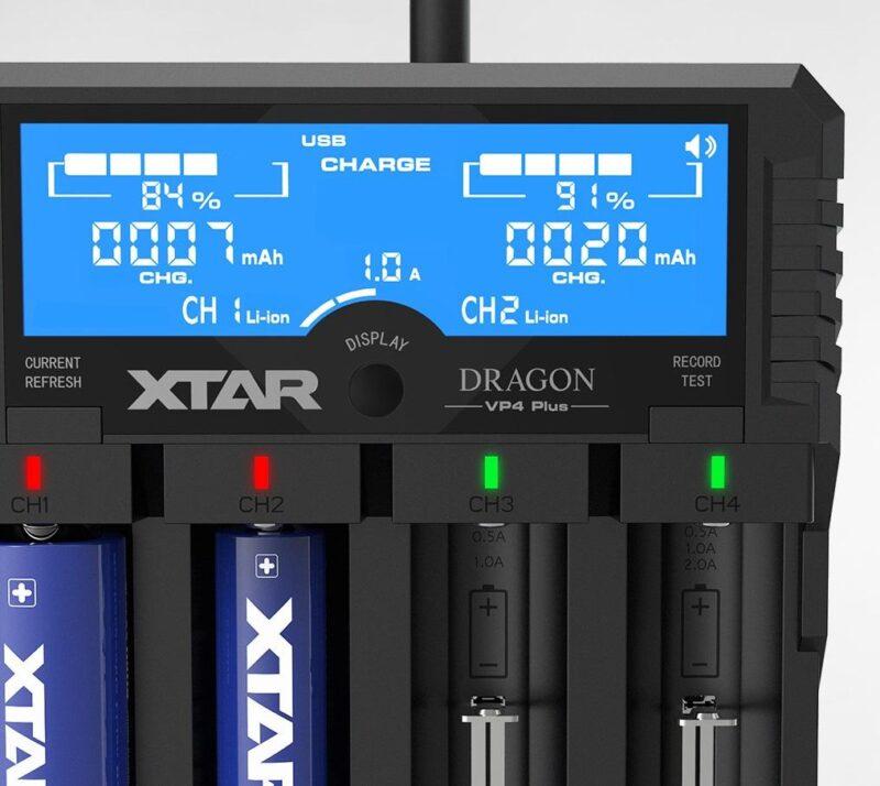 incarcator universal 4x li ion ni mh lcd vp4 plus xtar 8