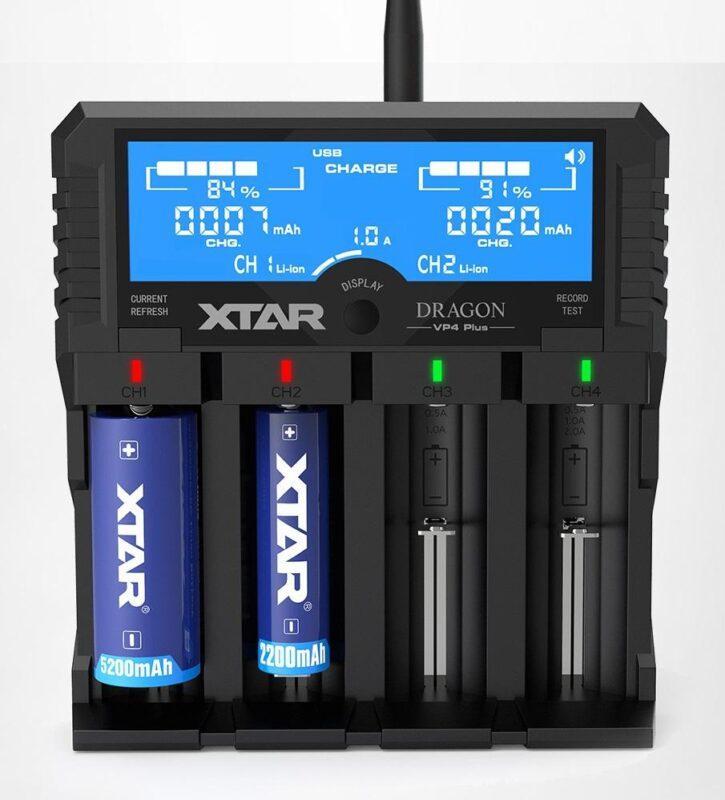 incarcator universal 4x li ion ni mh lcd vp4 plus xtar