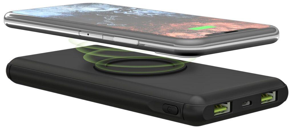 power bank acumulator extern wireless 10000mah usb type c pd qc30 fast charger goobay 7