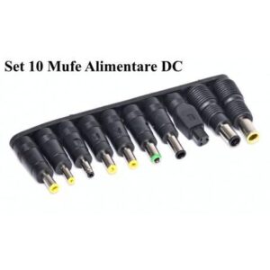 set 10 mufe adaptoare alimentare dc 1