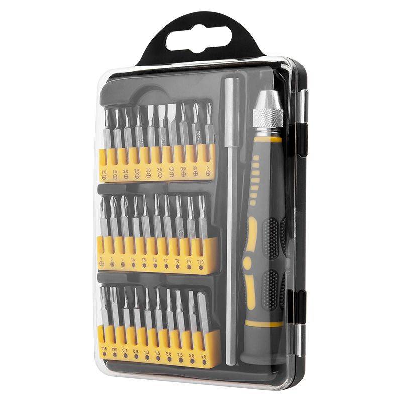 set surubelnita si biti precizie 32 piese rebel 2