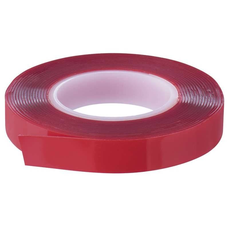 banda dublu adeziva 3m x 12mm acrilica transparenta emos